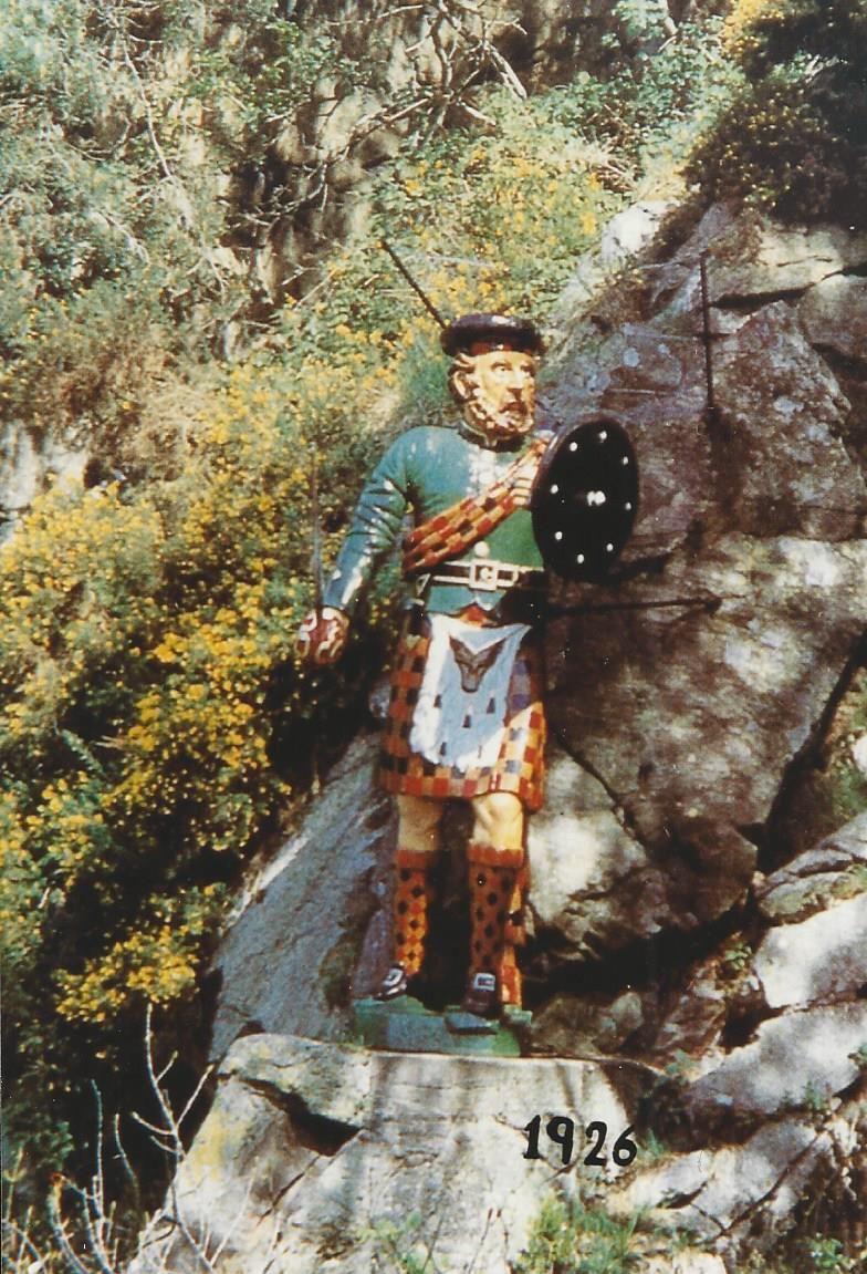 Rob Roy Statue Removed Rob Roy On The Rock
